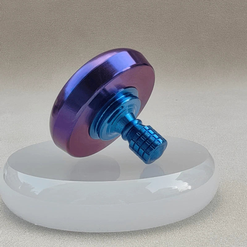 Titanium Spinning Top EDC Metal Top Spinner Desktop Fidget Toy Stress Relief Toy 07FC0E-D4 - KOEEK