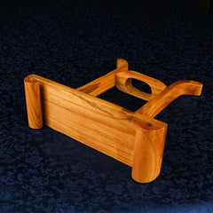 Peach Wood Sword Knife Blade Dagger Cane Gun Holder Upright Stand Display Rack 07FC0E-D4 - KOEEK