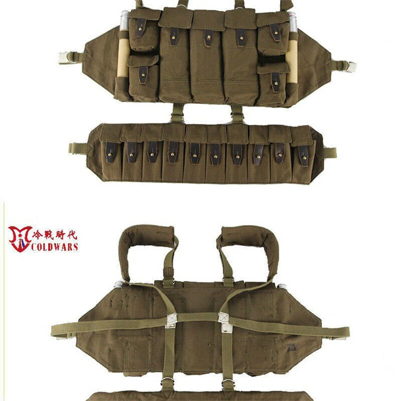 Russian Soviet Army Lifchik Tactical Vest R22 Chest Hanging 56Molle Bag Stock 07FC0E-D4 - KOEEK