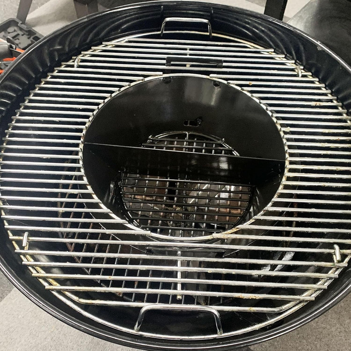 new 14 Inches Charcoal Basket for Large Big Green Egg, Porcelain Enamel Ash... 07FC0E-D4 - KOEEK