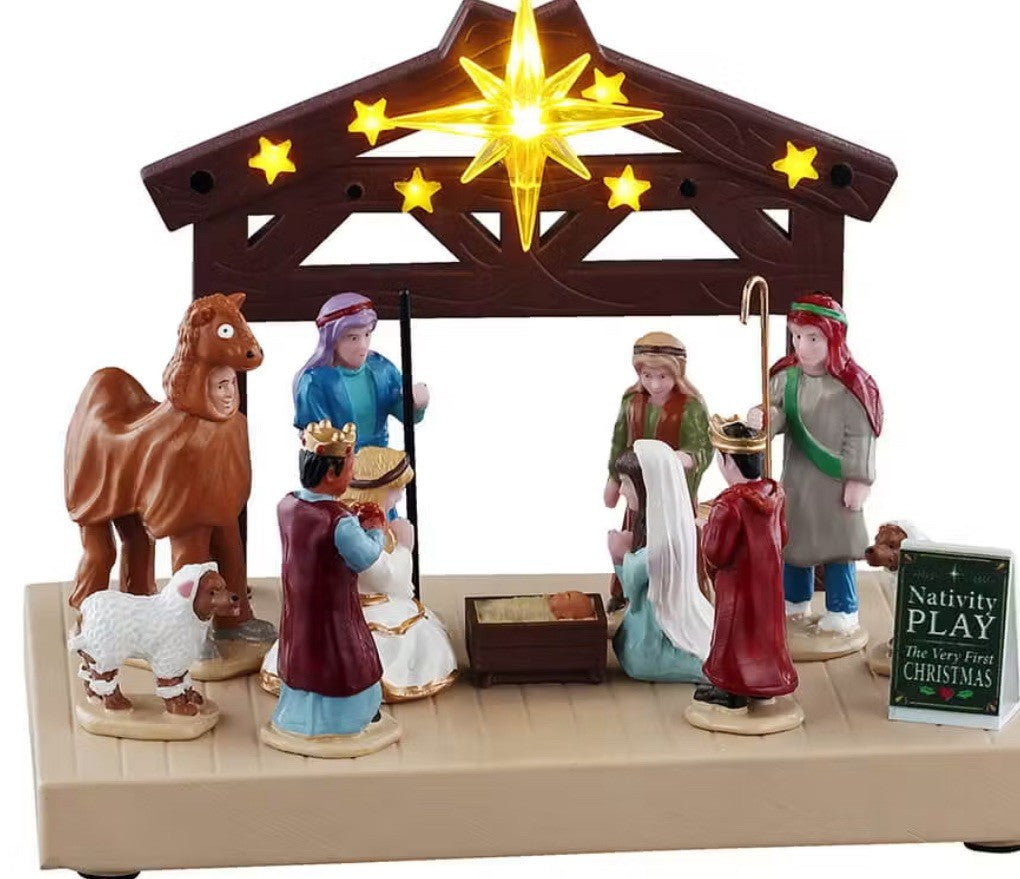 ! LEMAX Christmas 2025 Nativity Play Lighted Table Accent Decor 54530 LEMAX - KOEEK