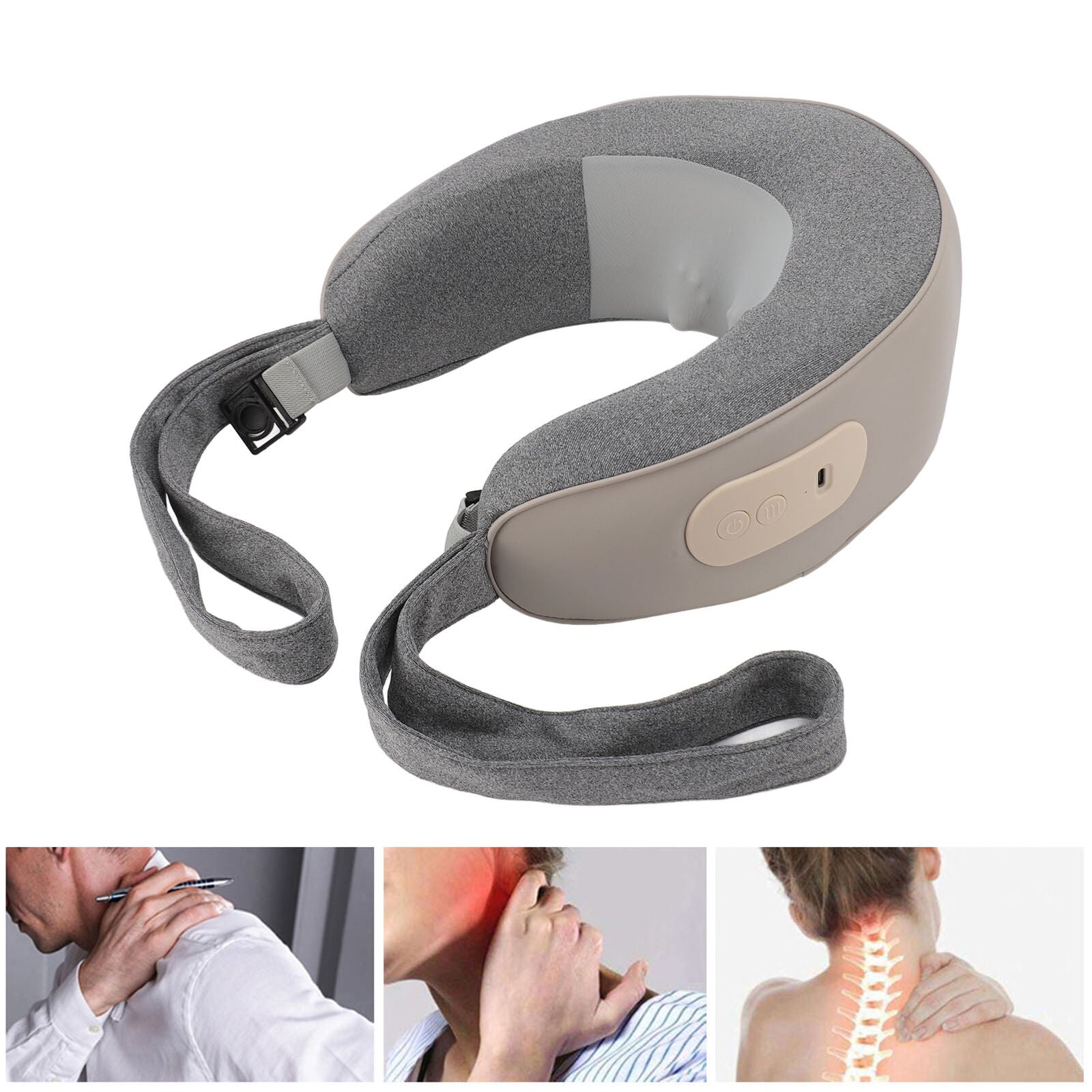 new Smart  Neck Shoulder Massager with Two Massage Heating Modes For Relax koeek - KOEEK