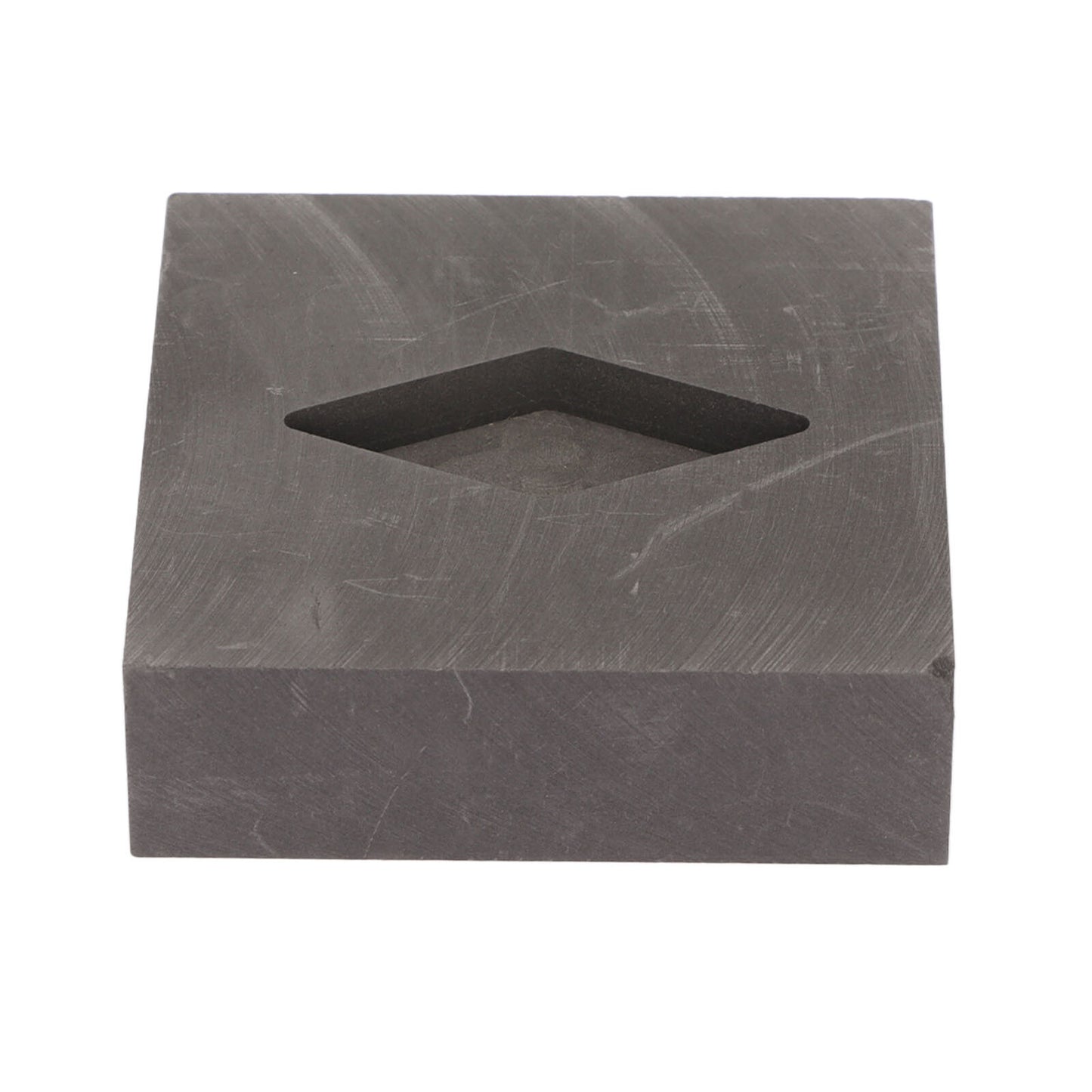 new Graphite Crucible Rhombus Shape Metal Refining Scrap Melting Ingot 50 X 50 X HGF koeek - KOEEK