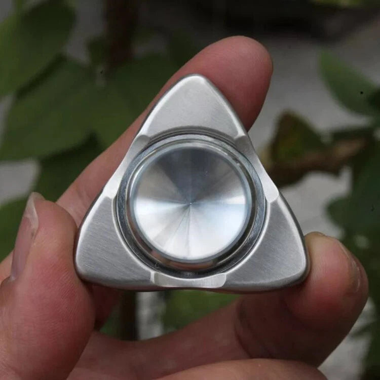 Haptic Toy Fidget Finger Spinner Pocket EDC Stainless Steel Spinning Top CNC Gif 07FC0E-D4 - KOEEK