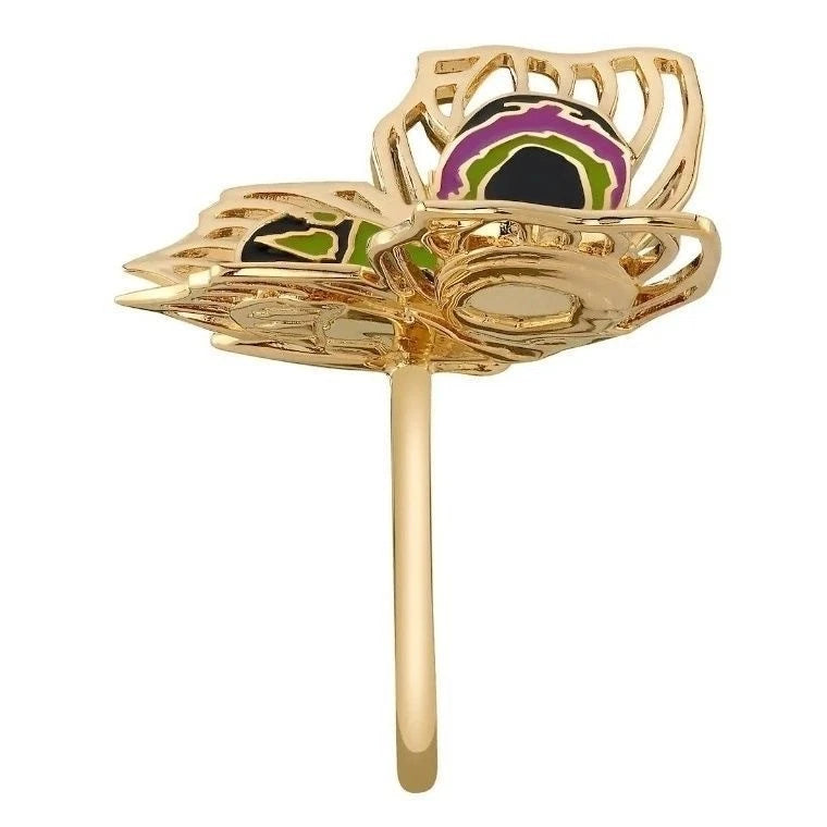 Arcane Jinx Butterfly Ring, League of Legends Adjustable Open Band Index Finger 07FC0E-D4 - KOEEK