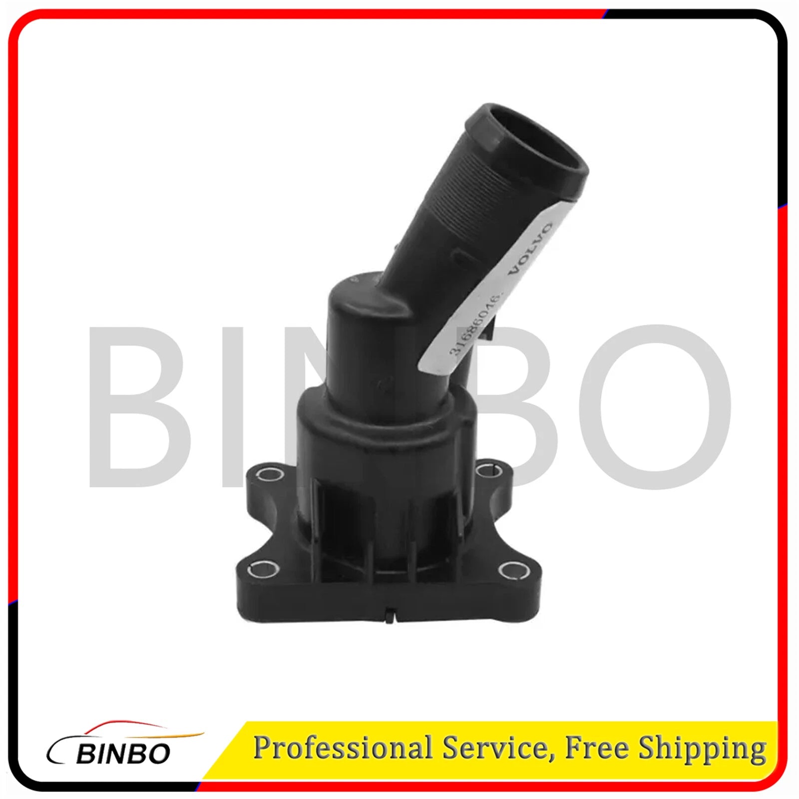 Coolant Thermostat Housing for 2016 VOLVO V40 S60 V60 V70 S90 31686046 07FC0E-D4 - KOEEK