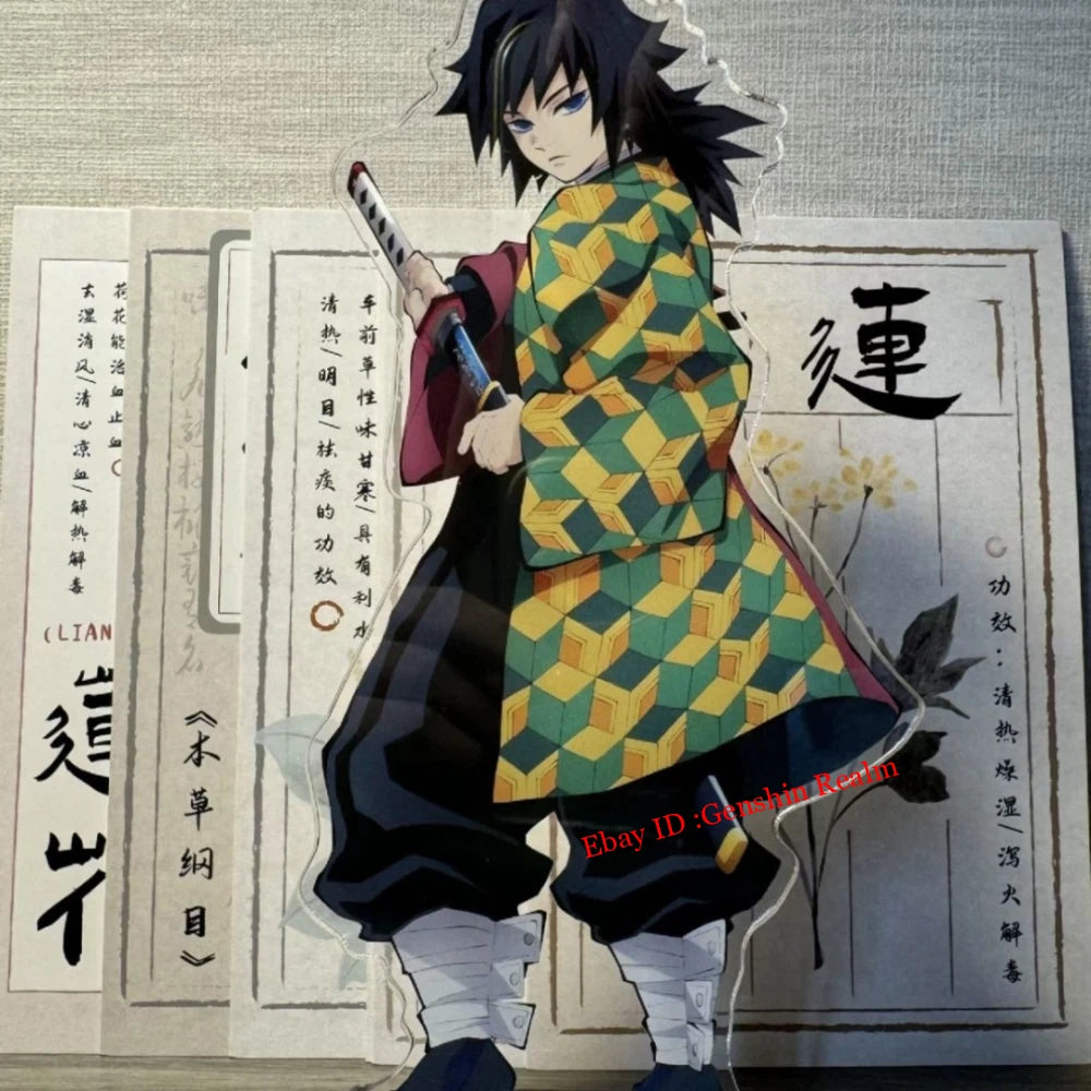 Anime Demon Slayer Tomioka Giyuu Acrylic Desktop Stand Figure Collection Gift 07FC0E-D4 - KOEEK