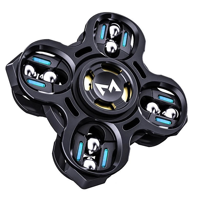 Stylish Rotating Linkage EDC Hand Spinner Alloy Fidget Spinner Office Gadgets 07FC0E-D4 - KOEEK