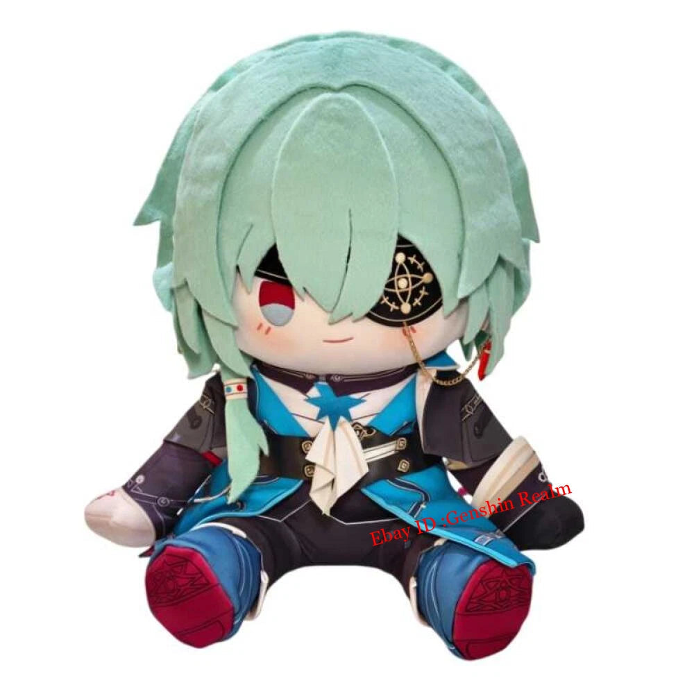 Anime Honkai: Star Rail Anaxa Sitting Position Plush Toy Pillow Gift 40cm 07FC0E-D4 - KOEEK