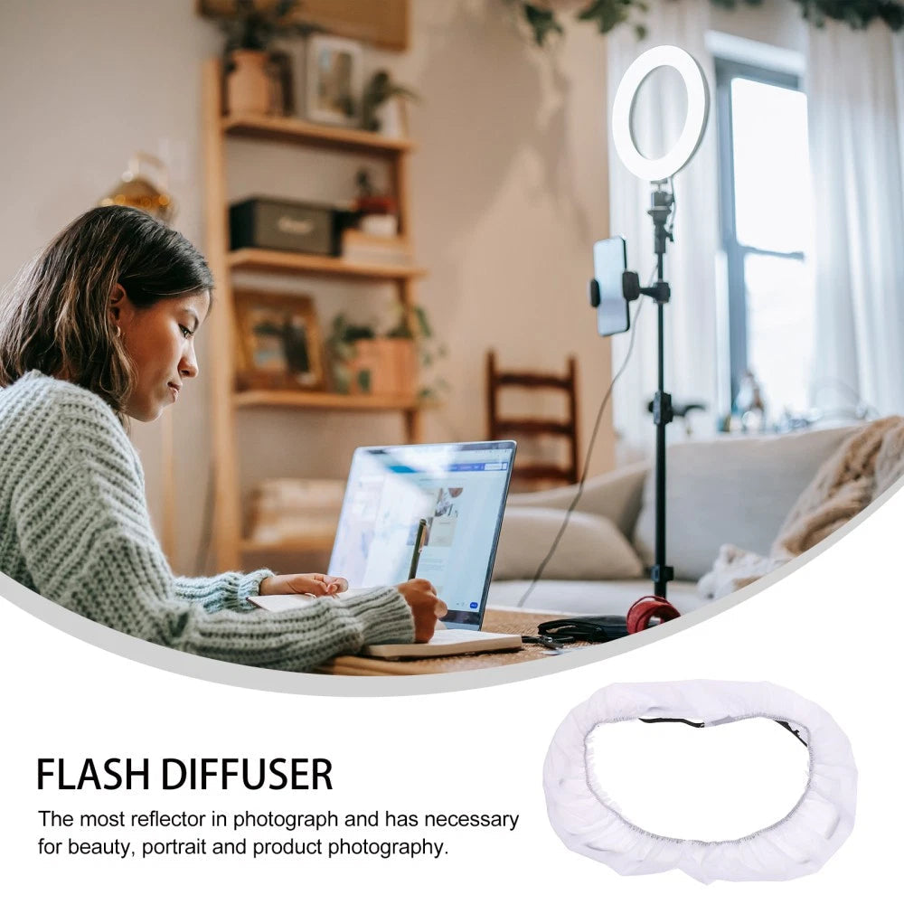 14 Inch Flash Reflector Diffuser Diffuserspeedlight Ring Difuser 07FC0E-D4 - KOEEK