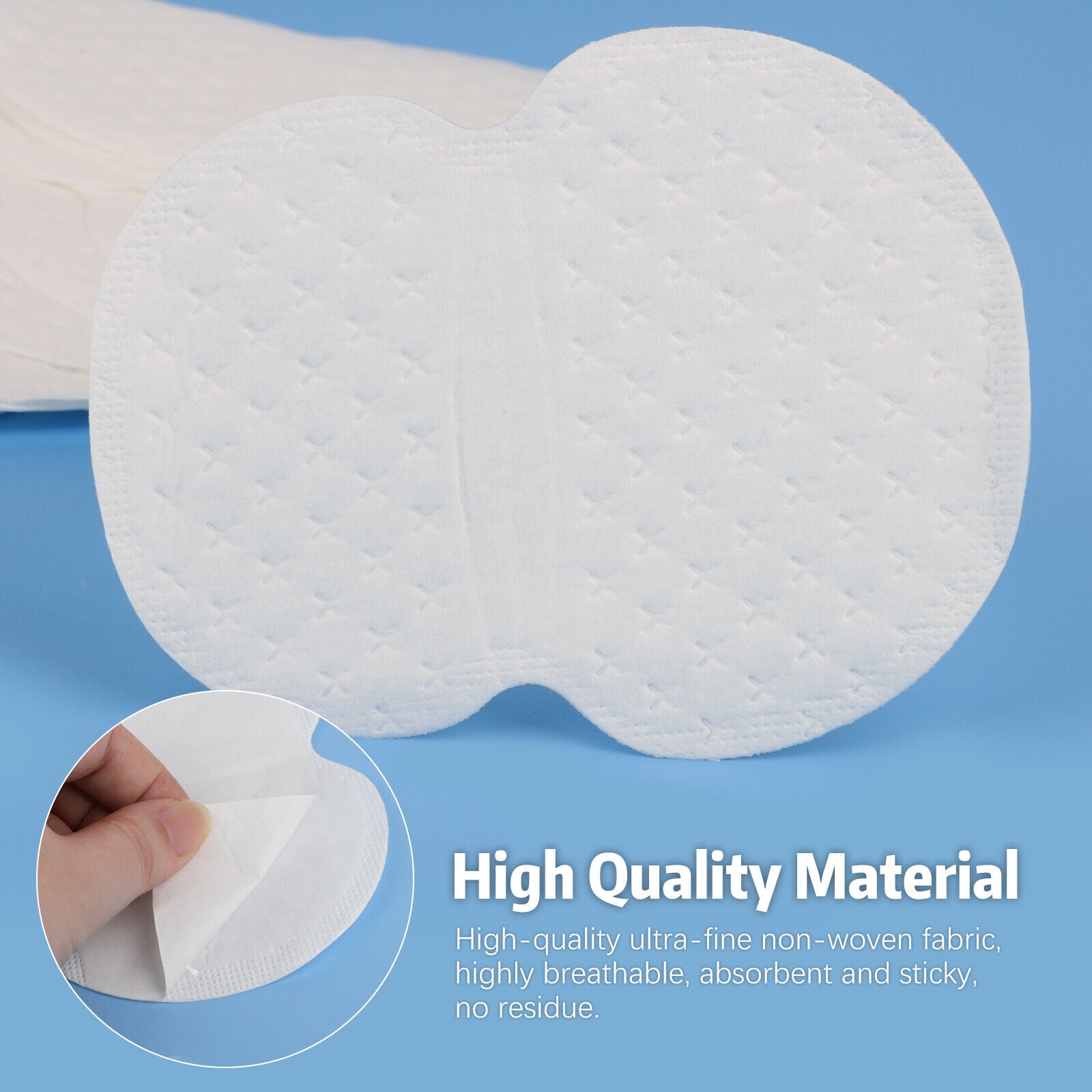 100 Pcs Underarm Armpit Sweat Pads Stickers Shield Guard Absorbing Disposable US koeek - KOEEK