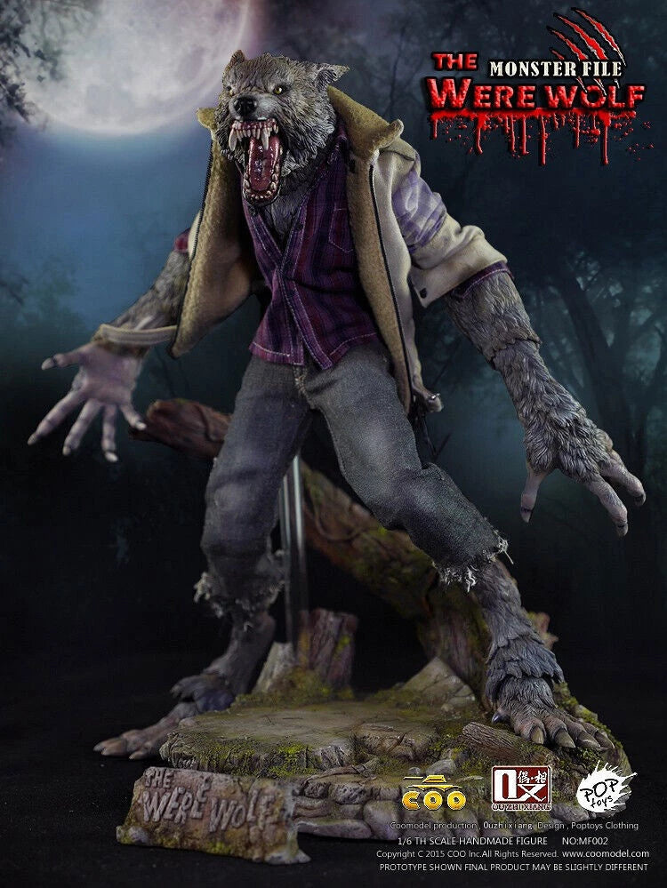 COOMODEL X OUZHIXIANG MF002 1/6 Monster File The Werewolf Figure Model IN STOCK COOMODEL_X_OUZHIXIANG - KOEEK