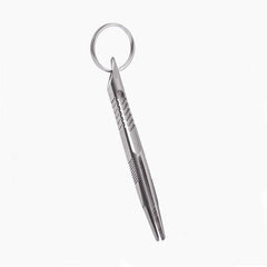 Outdoor Mini Lightweight Titanium Alloy Keychain Tweezers Pry Bar Portable EDC 07FC0E-D4 - KOEEK