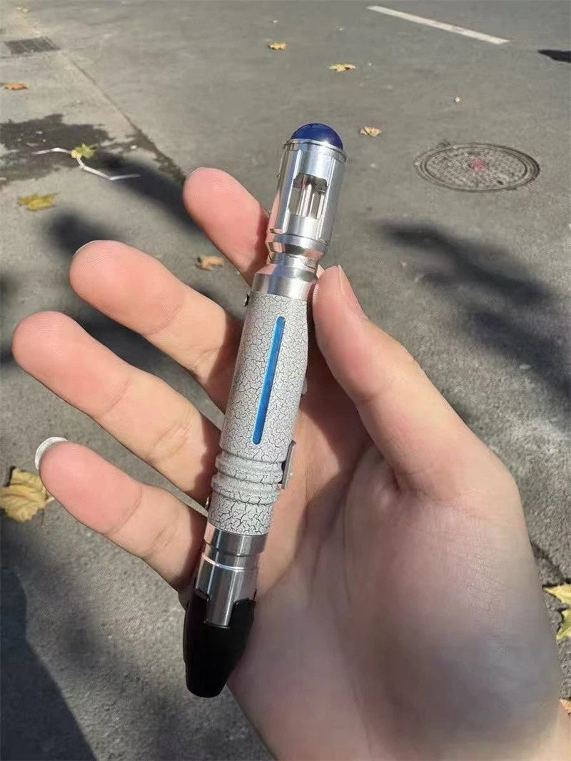 Doctor Who 10th NAWYA Replica Metal LED Sonic Screwdriver Scalable Prop Gift 07FC0E-D4 - KOEEK