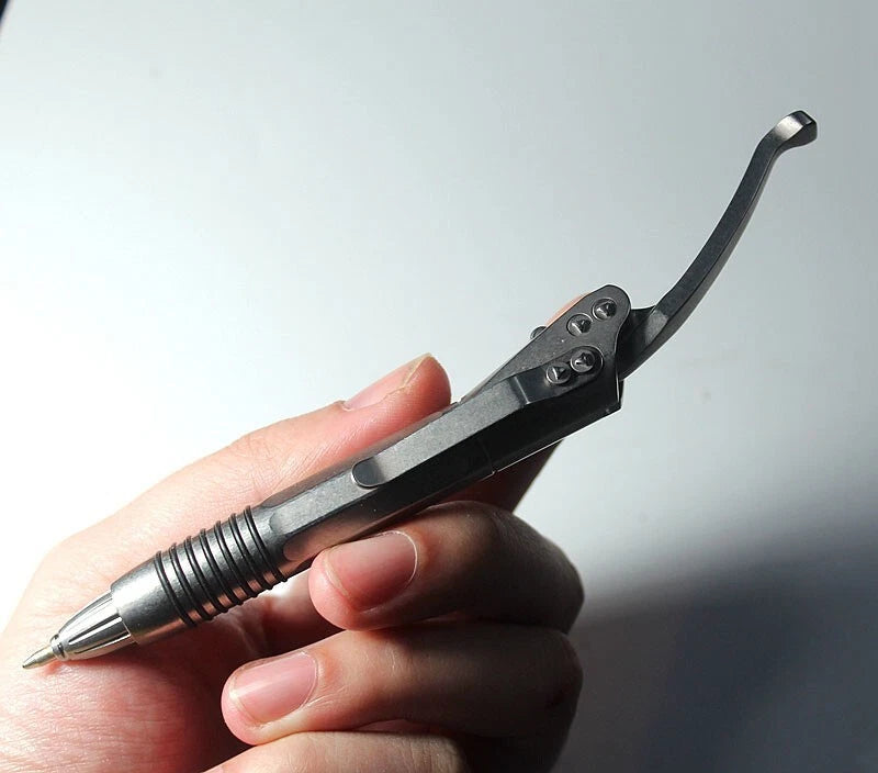 1 PC Titanium Alloy Signature Pen Technology Siphon Pen Ball PenEDC 07FC0E-D4 - KOEEK