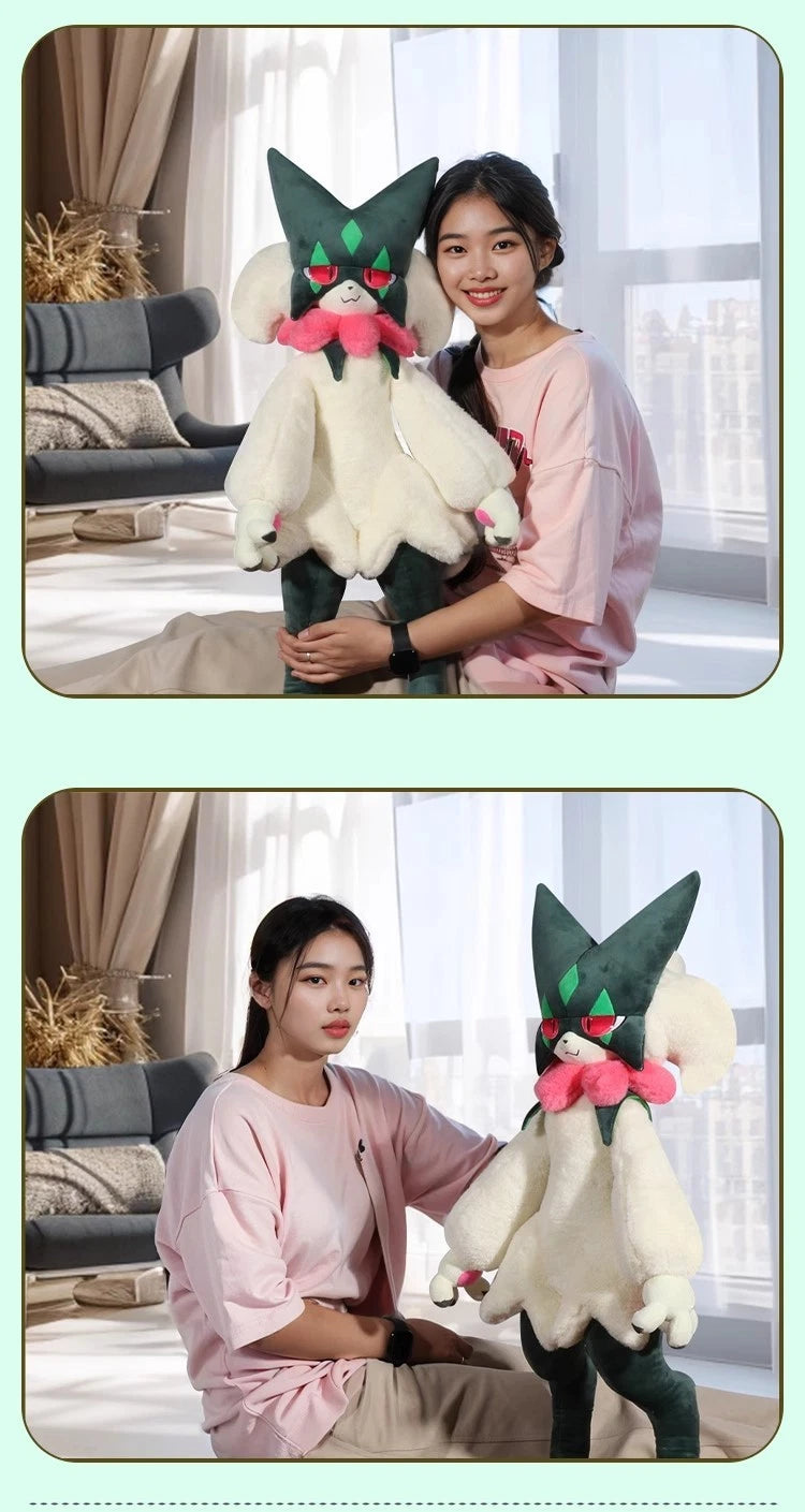 80cm Anime Cute Meowscarada Large Plush Doll Pillow Refined Ver Stuffed Toy Gift 07FC0E-D4 - KOEEK