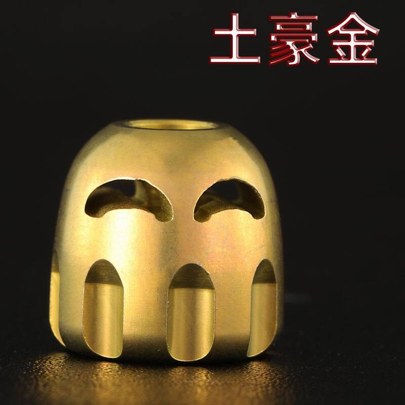 Titan Alloy Paracord Bead Knife Pendant EDC DIY Accessories Pacman Laugh 07FC0E-D4 - KOEEK