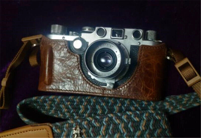 Camera Bag Protective Case  Leather Half Set For Leica IIIF 3F IIIC 3C 07FC0E-D4 - KOEEK