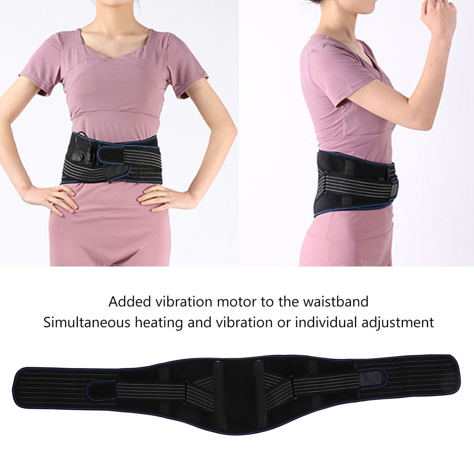 new Lumbar Back Brace 3 Speed ControlMotor Lower Back Massager For Cold HGF koeek - KOEEK