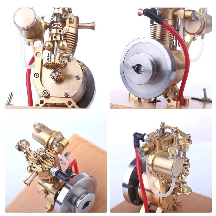 M19 1.6cc Hit & Miss Vertical 4-Stroke Gas Engine – Miniature Working Model 07FC0E-D4 - KOEEK