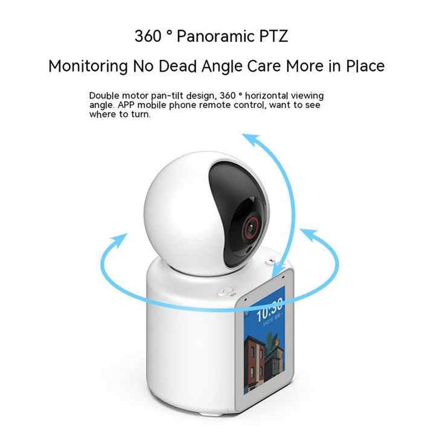 new Video Calling Camera 2.8in Screen HD 1080P 2.4G WiFi Motion Detection 360°Rotati koeek - KOEEK