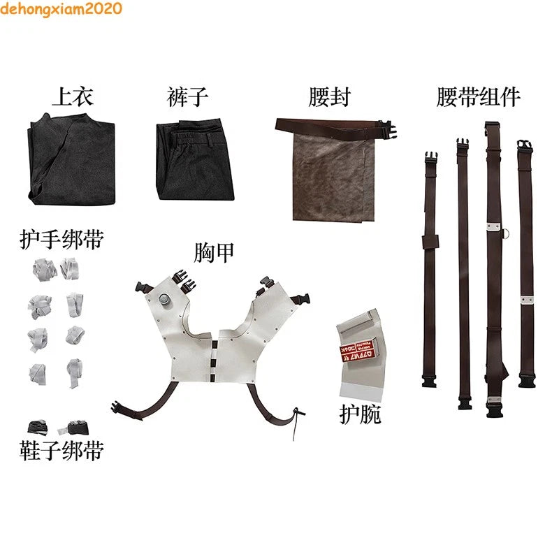 Star Wars Starkiller Men's Cosplay Costume Outfits Clothing Halloween Full Set 07FC0E-D4 - KOEEK