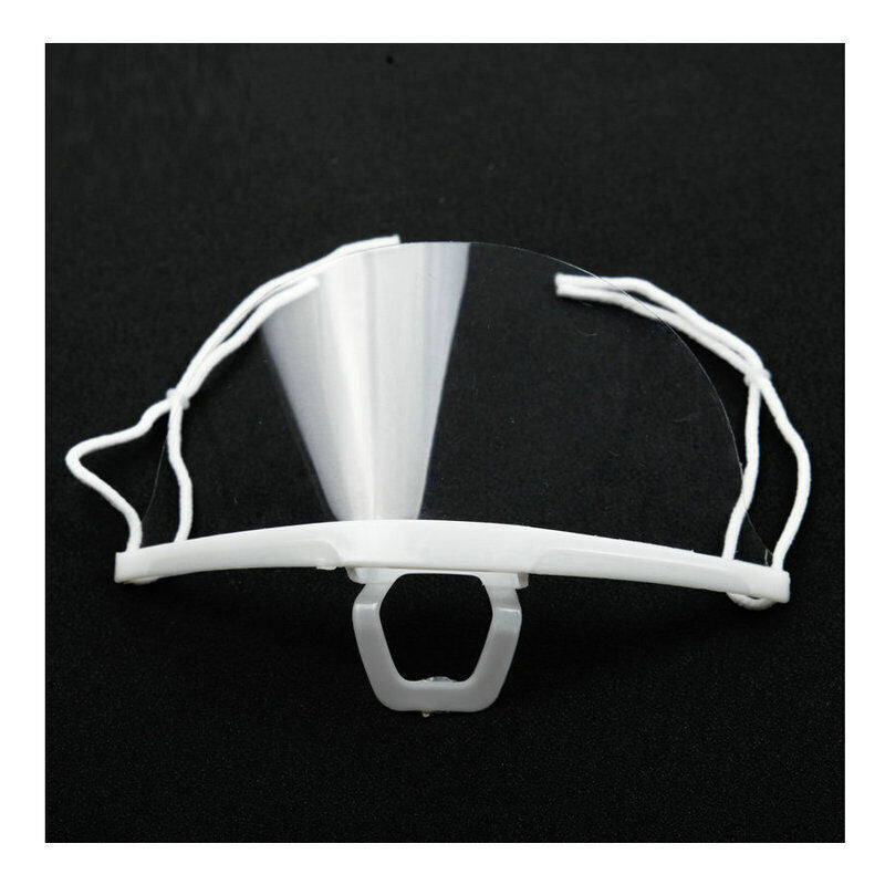 new Clear Face Shield 10PCS Adjustable Anti-Fog Anti-Splash PVC Protective Visor koeek - KOEEK