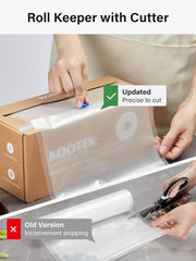 new Kootek 11" x 150' Vacuum Sealer Bags Roll for Food with 11" x 150' KOOTEK - KOEEK