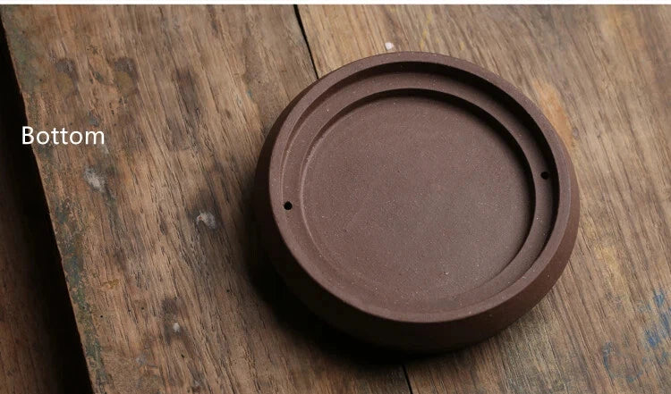 Chinese Teapot Base Clay Teapot Trivets Saucer For Teapot Coin Kung Fu Tea 07FC0E-D4 - KOEEK
