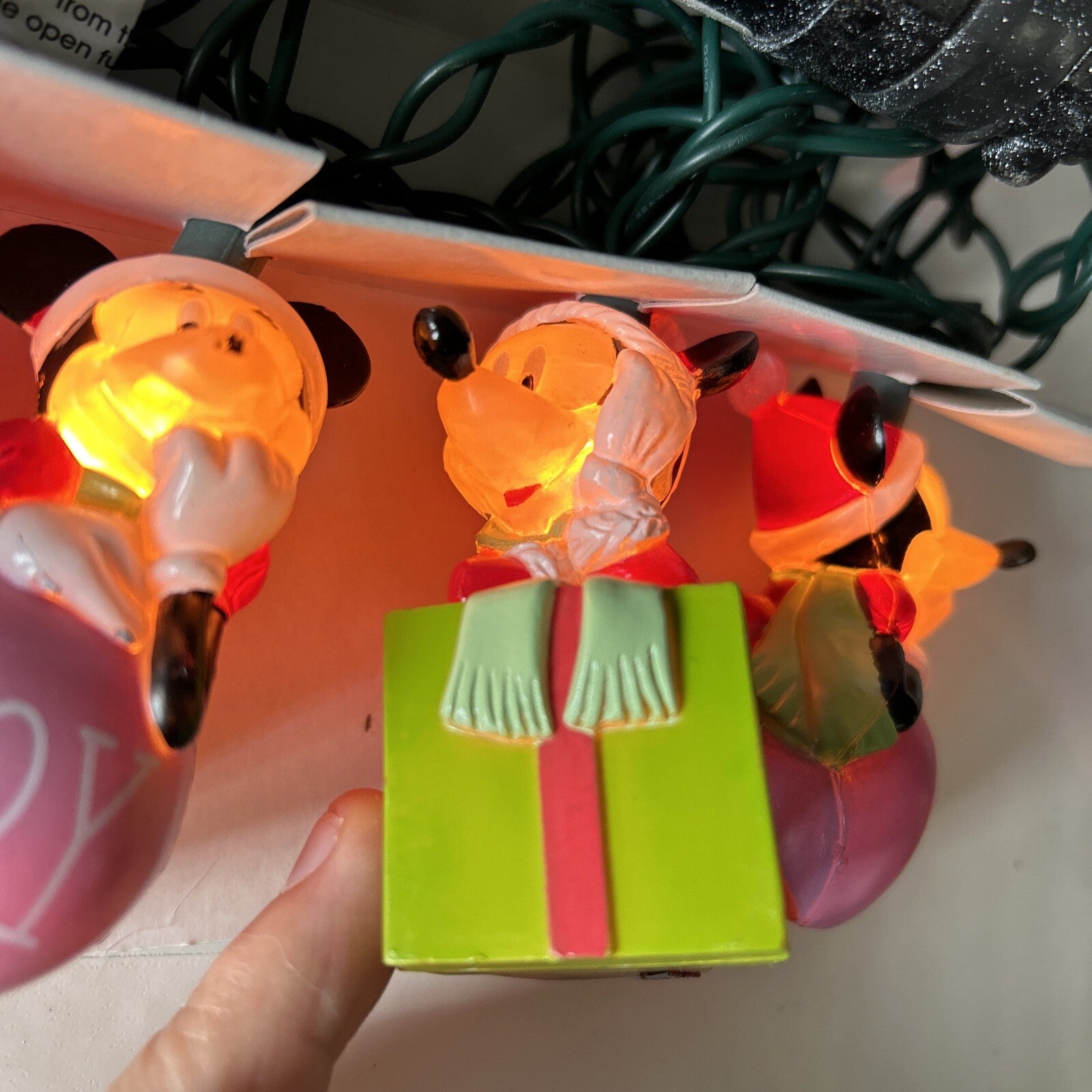 Disney Christmas Mickey Mouse & Minnie Novelty 10 Count Light String Set DISNEY - KOEEK