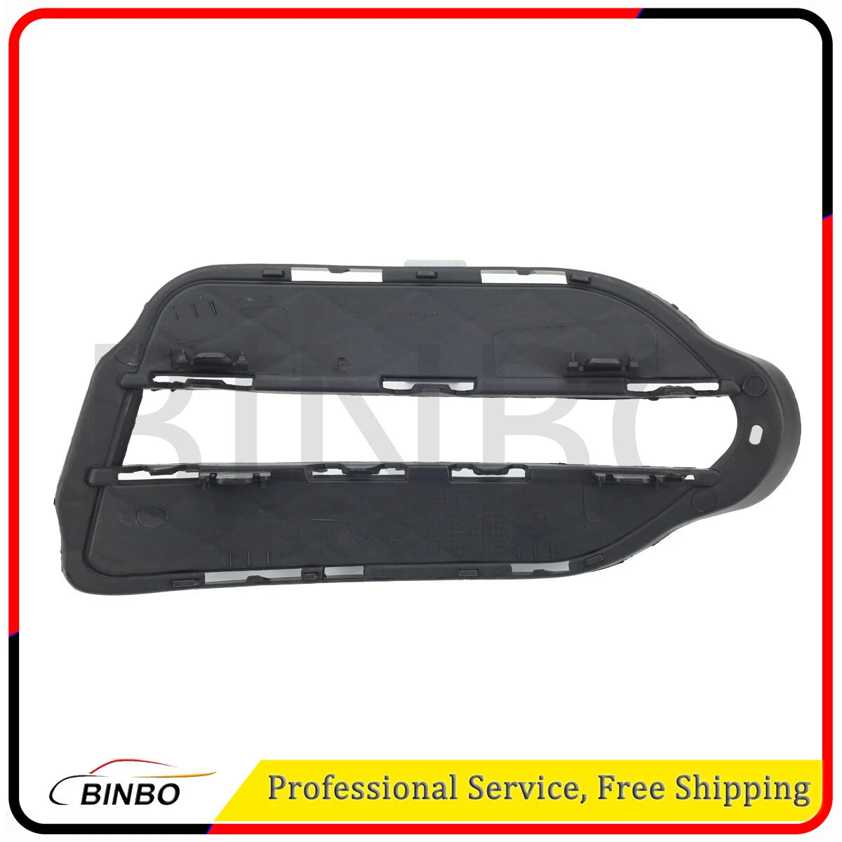 6Pcs Front Fog Light Grille Chrome Trim Cover For 13-15 Mercedes X204 GLK350 07FC0E-D4 - KOEEK