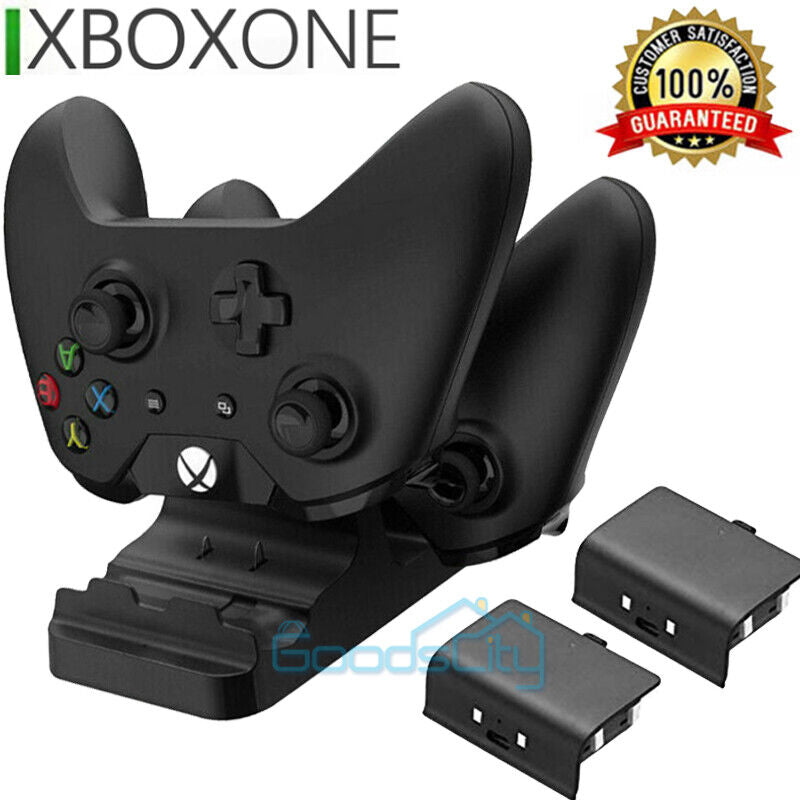 ny til Xbox One Play and Charge Kit Genopladelig batteripakke og opladningsdock