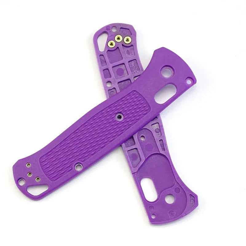 1 Pair Purple Nylon Plastic Handle Scales for Benchmade Bugout 535 Knife 07FC0E-D4 - KOEEK
