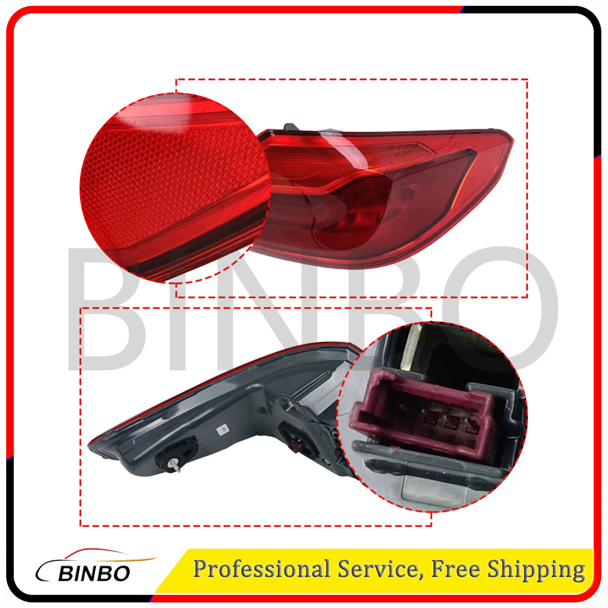 For BMW 5 Series G30 Sedan Tail Light Rear Lamp Taillight Right 7376464 07FC0E-D4 - KOEEK