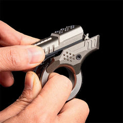 EDC Fidget Spinner Hand Spinner ADHD Tool Alloy Zoom Ratchet Wheel Fidget Ring 07FC0E-D4 - KOEEK