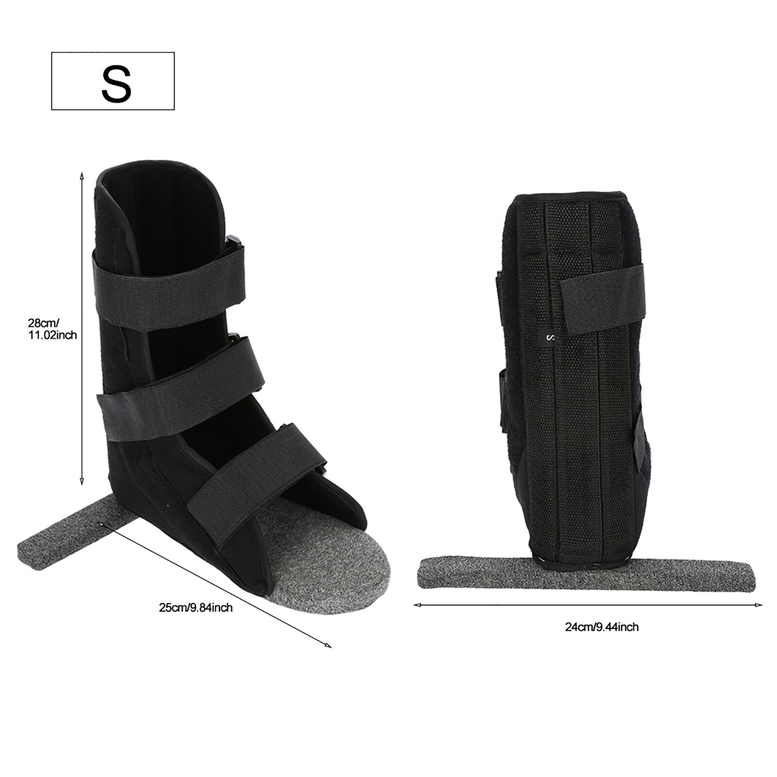 new Leg Ankle Fixation Protector Ankle Strap Orthosis Plantar Splint Brace S HGF koeek - KOEEK