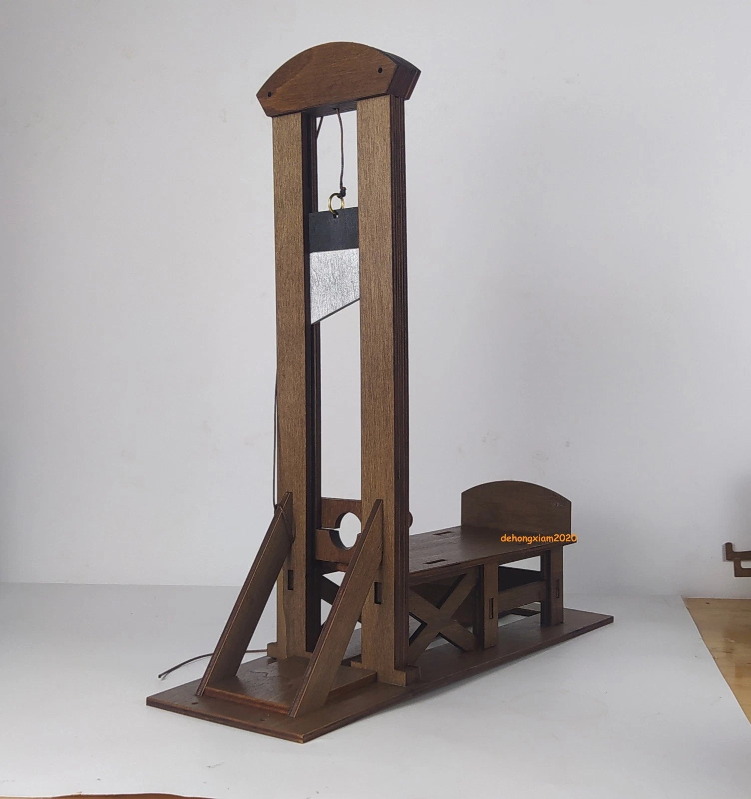 1/12 Wood French Guillotine Gallows Model Scene For 6" Action Figure Accessories 07FC0E-D4 - KOEEK