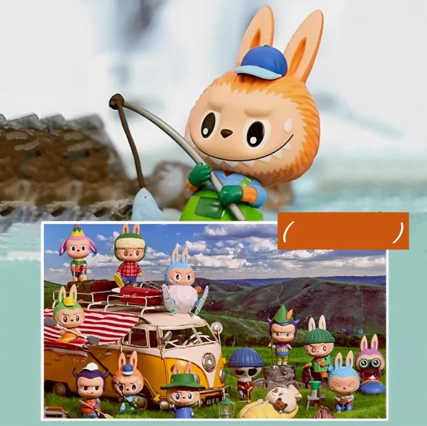 Authentic  The Monster Camping Series Blind Box Figure Toys Gift 07FC0E-D4 - KOEEK
