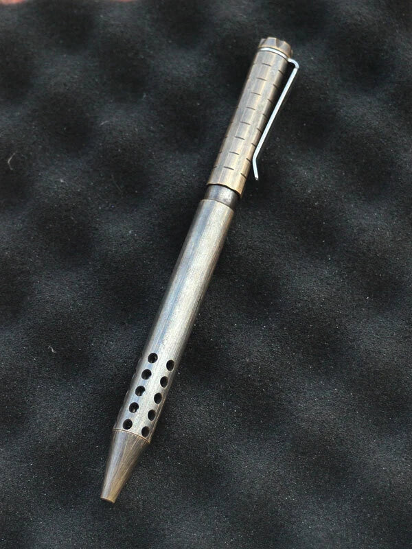 HotBrass Retro Black Magnetic Force Telescoping Pocket Ball Pen Signature PenEDC 07FC0E-D4 - KOEEK