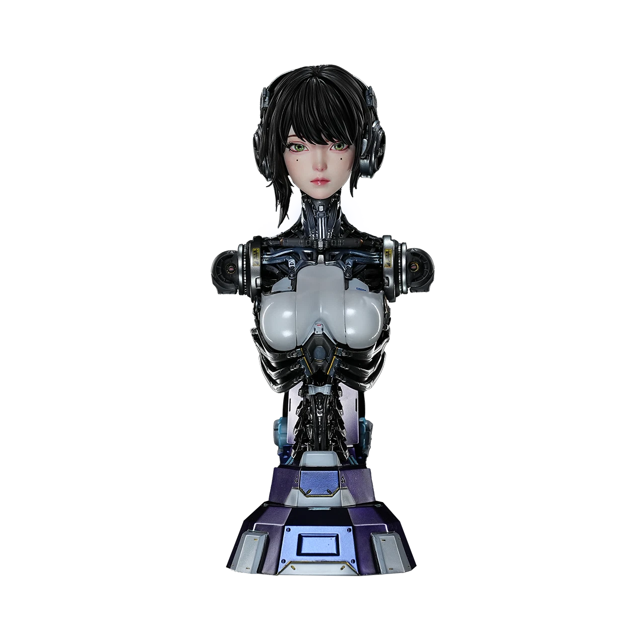 Ling Cage ASH 1/4 Bust Statue PPDF Studio Cyborg Girl Robot Collectible Figure LING_CAGE - KOEEK