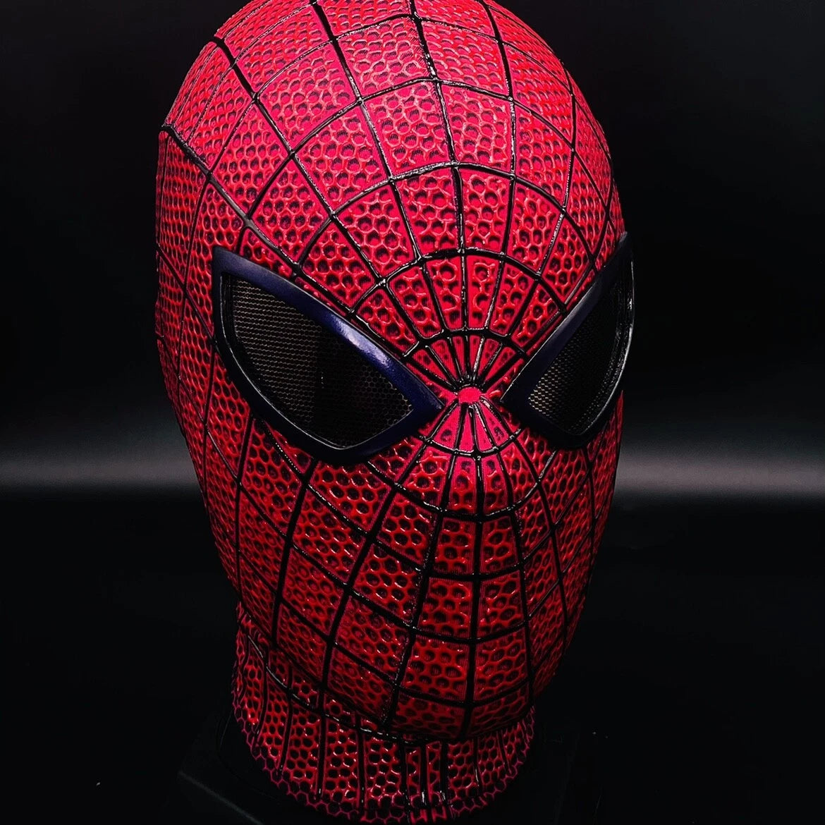 The Amazing Spider-man Andrew Garfield Cosplay Mask Prop 1:1 Full 3D Texture Ver 07FC0E-D4 - KOEEK