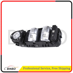 For Mercedes E-W213 W222 2139054803 Left front power window switch all Black 07FC0E-D4 - KOEEK