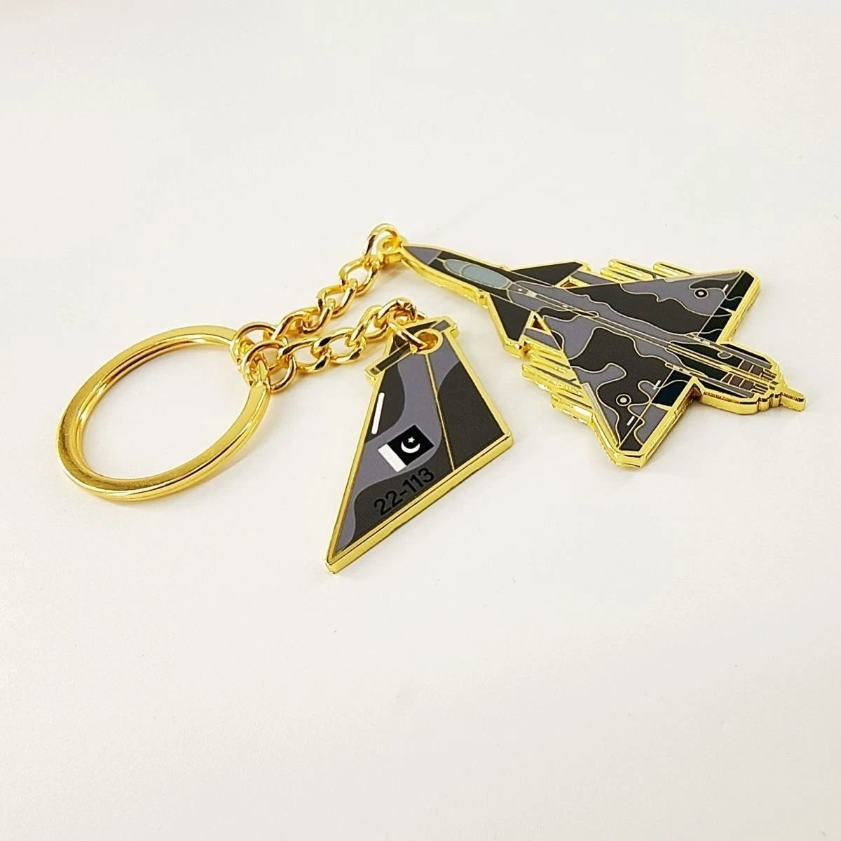 1:700 J-10CE Pakistan Air Force Fighter Jet Diecast Keychain Model boy gift 07FC0E-D4 - KOEEK
