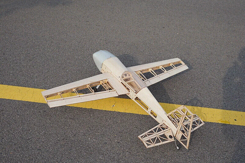 DIY Balsa Wood EXTRA330 Stunt Plane Airplane Kit Wingspan 104cm 3D Model Toy 07FC0E-D4 - KOEEK