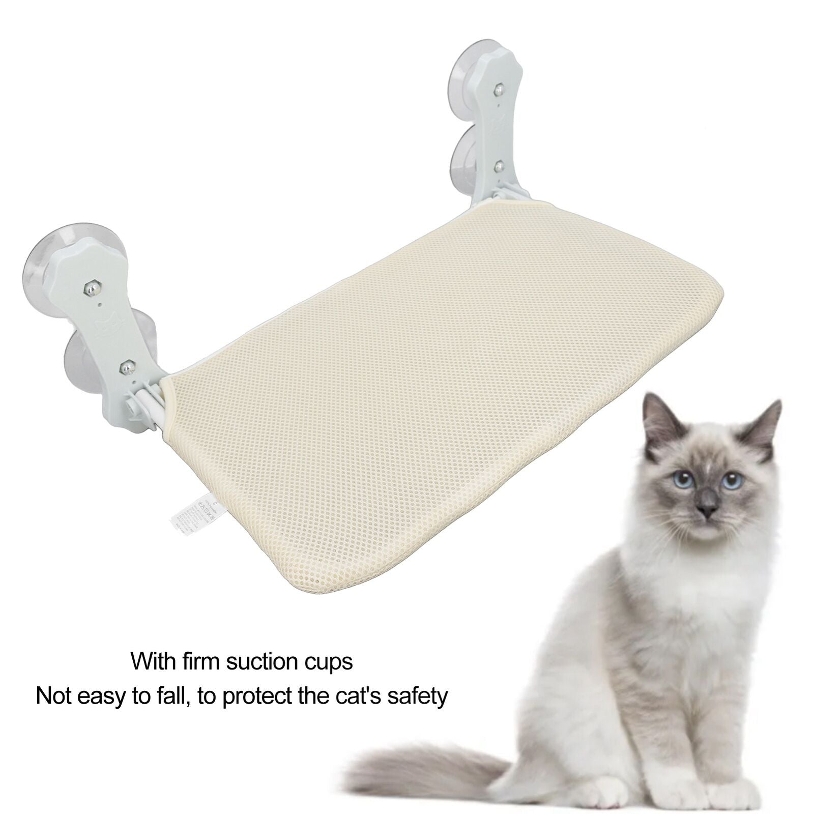 new Robust Frame Foldable Cat Window Beds Scratch Resistant Cat Lounger for Window koeek - KOEEK