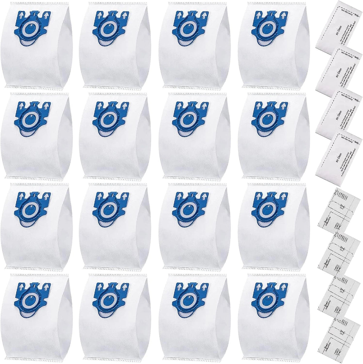 16 packs of 3D GN vacuum cleaner filter bags, vacuum cleaner 07FC0E-D4 - KOEEK