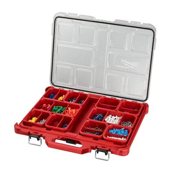 new Milwaukee Tool 48-22-8431 10 Compartments Packout Tool Case, 16-3/8 In W X Milwaukee - KOEEK