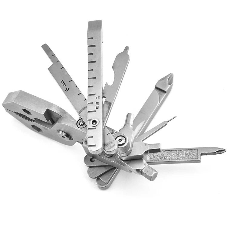 25-in-1 Multi Tool Pliers Set Folding Portable Camping Gear Mini Pliers 07FC0E-D4 - KOEEK