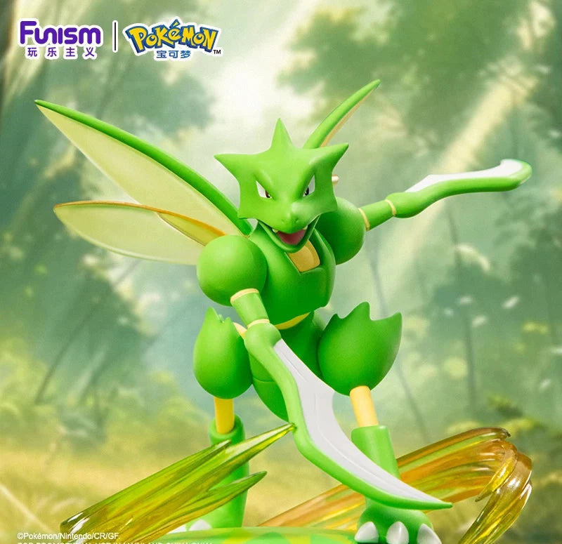 Official Pokémon Funism Scyther & Scizor Action Figurine Anime Model Toy Gift 07FC0E-D4 - KOEEK