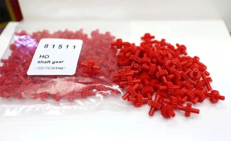 10 PCS 1/87 Ho Scale 15 Tooth Gear Model Electric Train Sand Table Accessories 07FC0E-D4 - KOEEK